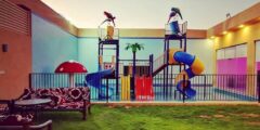 شاليهات أكوابارك الدرعية أكبر عدد ألعاب مائية للأطفال بين شاليهات الرياض